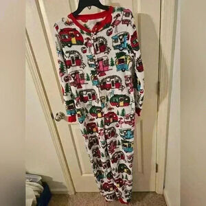 Christmas Pajamas onsie RV having fun yet Size S